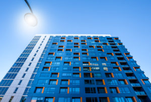 Office building, high rise, shop, architecture, street lamp Office building, high rise, shop, architecture, street lamp